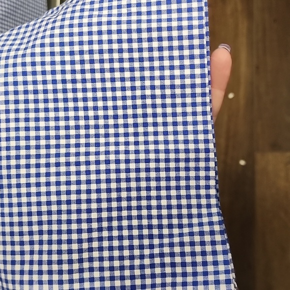 Talbots Perfect skimmers Pedal Pusher Blue checked sz 16W - Picture 7 of 10